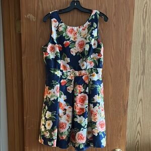 Floral Sleeveless Dress - Summer Guest Wedding Dress